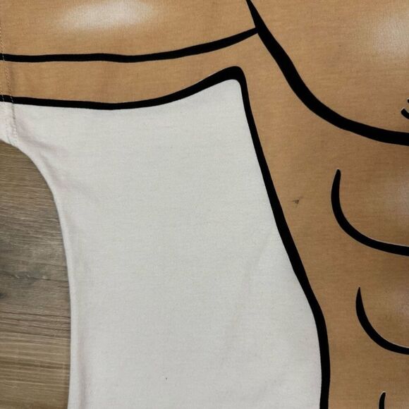 Body Dreams One Size Bodybuilder Novelty Beach Cover Up Shirt Australia Speedo - Picture 3 of 5